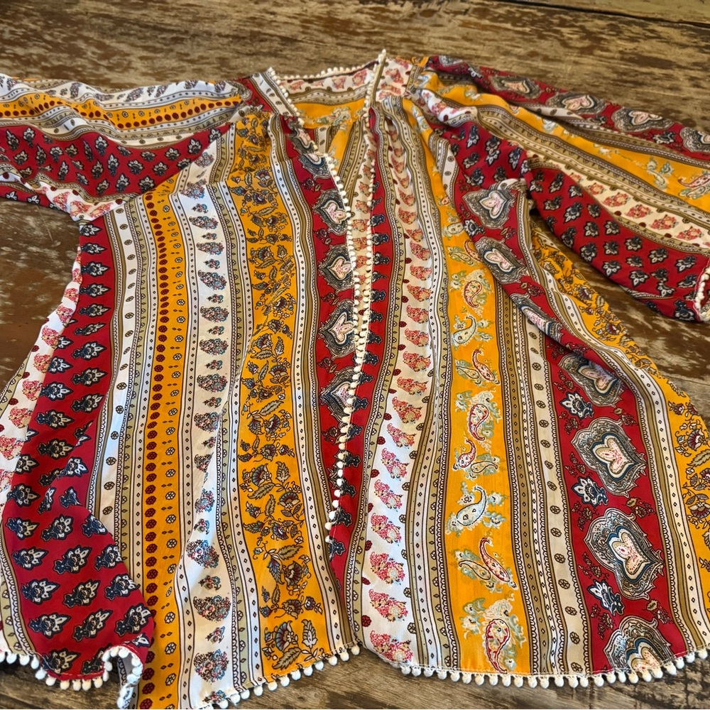 Colorful Bohemian Blouse